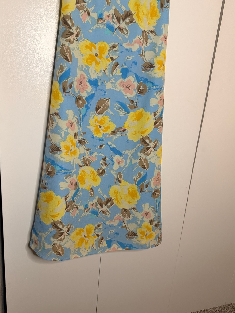 Chadwicks Floral Flutter-Sleeve Maxi Dress - Picture 4 of 5